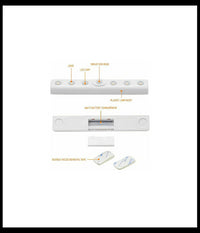 Trade Shop - Barra Led Con Sensore Di Movimento Per Corridoio Armadi Cassetti A Batterie 8010 -