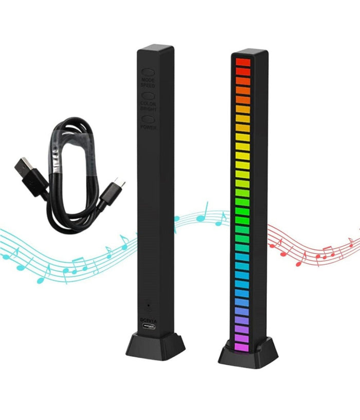 Barra Luminosa Luci Led Rgb 32 Strisce Led Con 18 Colore Sala Giochi Pc Tv Auto         