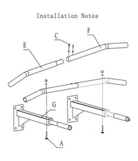 Barra Orizzontale Da Parete Attrezzatura Sportiva Per Trazioni Grip Pull Up Chin         