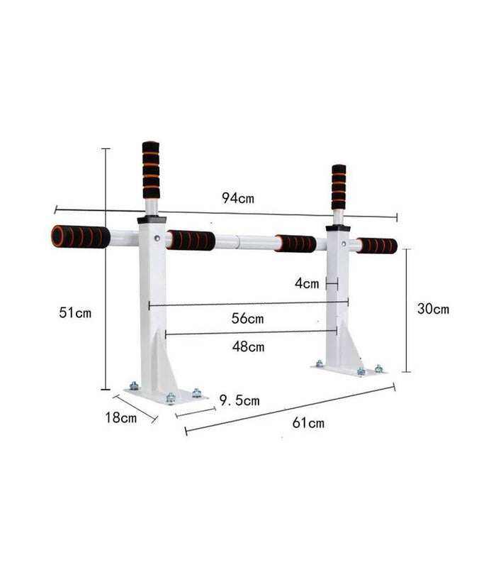 Barra Orizzontale Da Parete Attrezzatura Sportiva Per Trazioni Grip Pull Up Chin         