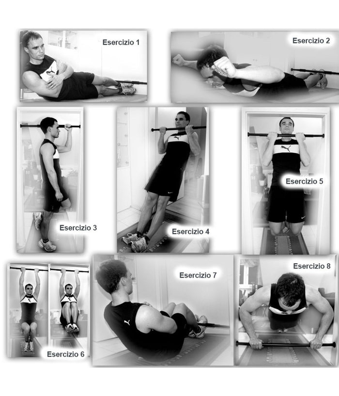 Barra Per Trazioni Entro Porta Regolabile Allenamento Fitness Casa Chin Pull Up         