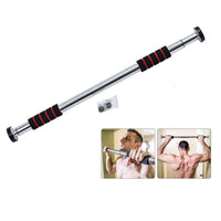 Trade Shop - Barra Per Trazioni Porta Regolabile Fino A 1,5 Mt Palestra Fitness Allenamento -