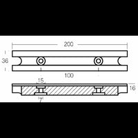 BARRA 40/100 HP IN ALLUMINIO