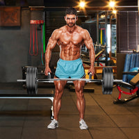 Barra trapezoidale pesante con maniglie liscie o sollevate per squat, Bilanciere trapezoidale olimpico 142x62x13cm Argento-Sollevamento pesi