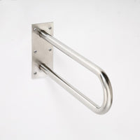 Maniglione a forma di U HELP 813 in acciaio satinato 82,9x25x10cm