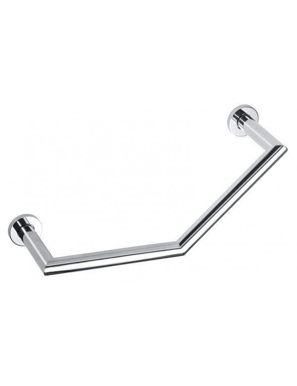 Maniglione angolato OMEGA ottone cromato 40x25x8cm