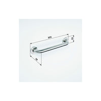 NEO Maniglione doccia in acciaio inox 35,5x7x5,5cm