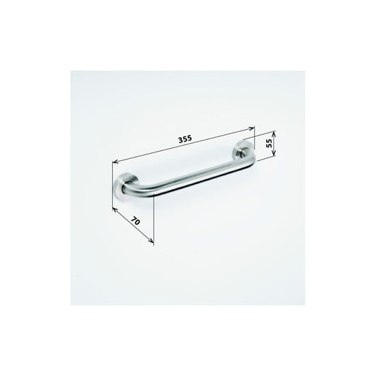 NEO Maniglione doccia in acciaio inox 35,5x7x5,5cm
