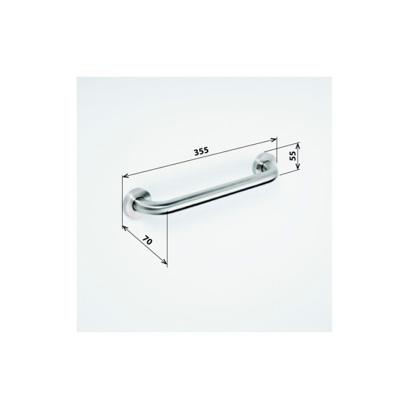 NEO Maniglione doccia in acciaio inox 35,5x7x5,5cm