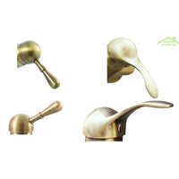 Maniglione doccia in ottone nero DARK 47 x9 x6,5 cm