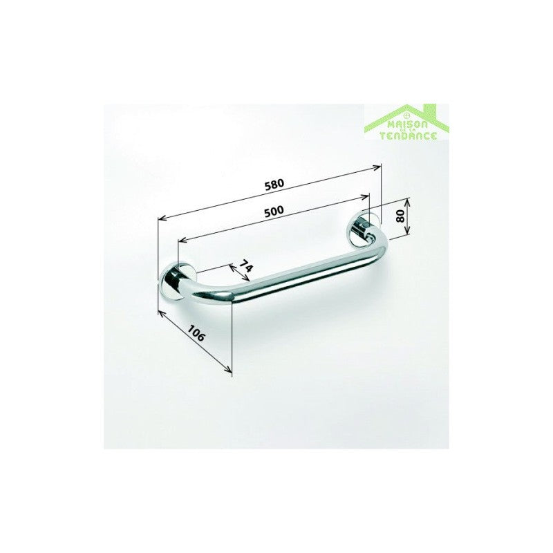 Maniglione doccia HELP 500 bianco 58x8x10,6cm