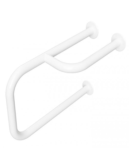 Maniglione + portasciugamani con rinforzo dritto HELP bianco 51,6 cm