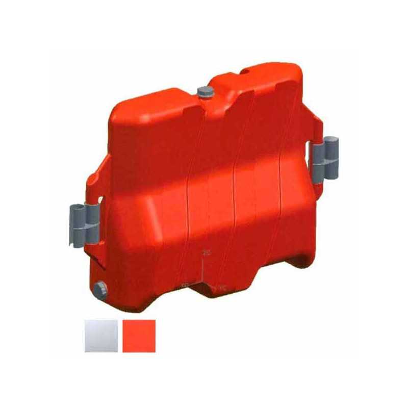 Barriera Protettiva Plastica Rossa 113X40 h 75