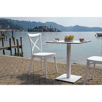 Basamento A Piastra Piatta - Acciaio Verniciato Bianco Moia