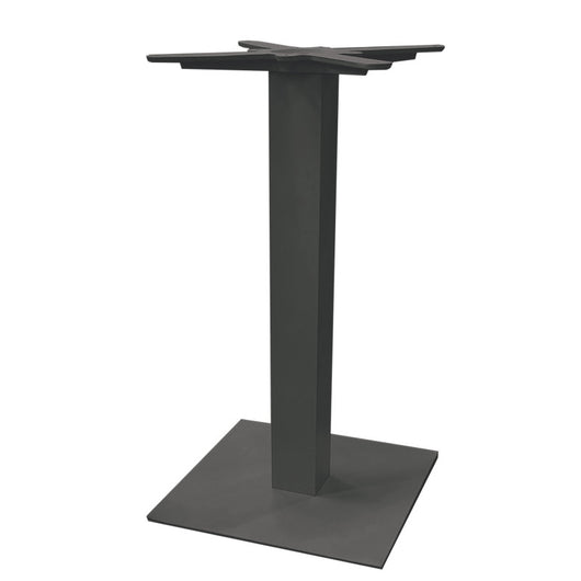 Basamento In Alluminio Con Piede In Acciaio Rivestito - Antracite Moia