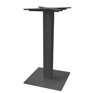 Basamento In Alluminio Con Piede In Acciaio Rivestito - Antracite Moia