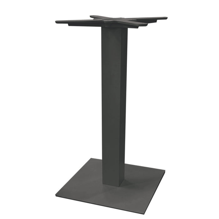 Basamento In Alluminio Con Piede In Acciaio Rivestito - Antracite Moia