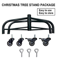 Base albero metallo con ruote cm 73