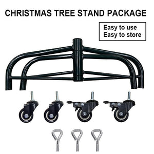 Base albero metallo con ruote cm 73