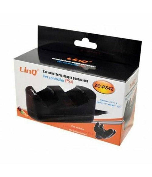 Base Caricabatteria Doppia Dock Per 2 Controller Joypad Joystick Ps4 Cavo Zc-ps42         
