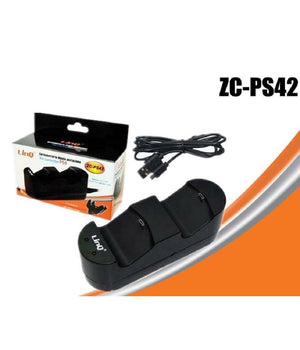 Base Caricabatteria Doppia Dock Per 2 Controller Joypad Joystick Ps4 Cavo Zc-ps42         