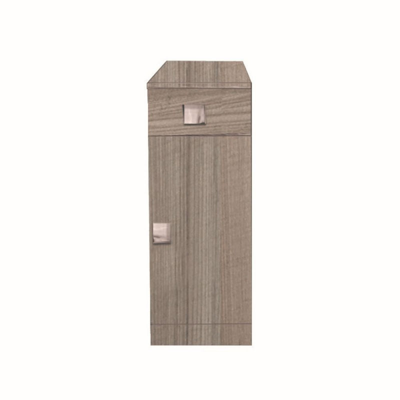 Base da 30 cm. Blanca con 1 anta e 1 cassetto olmo