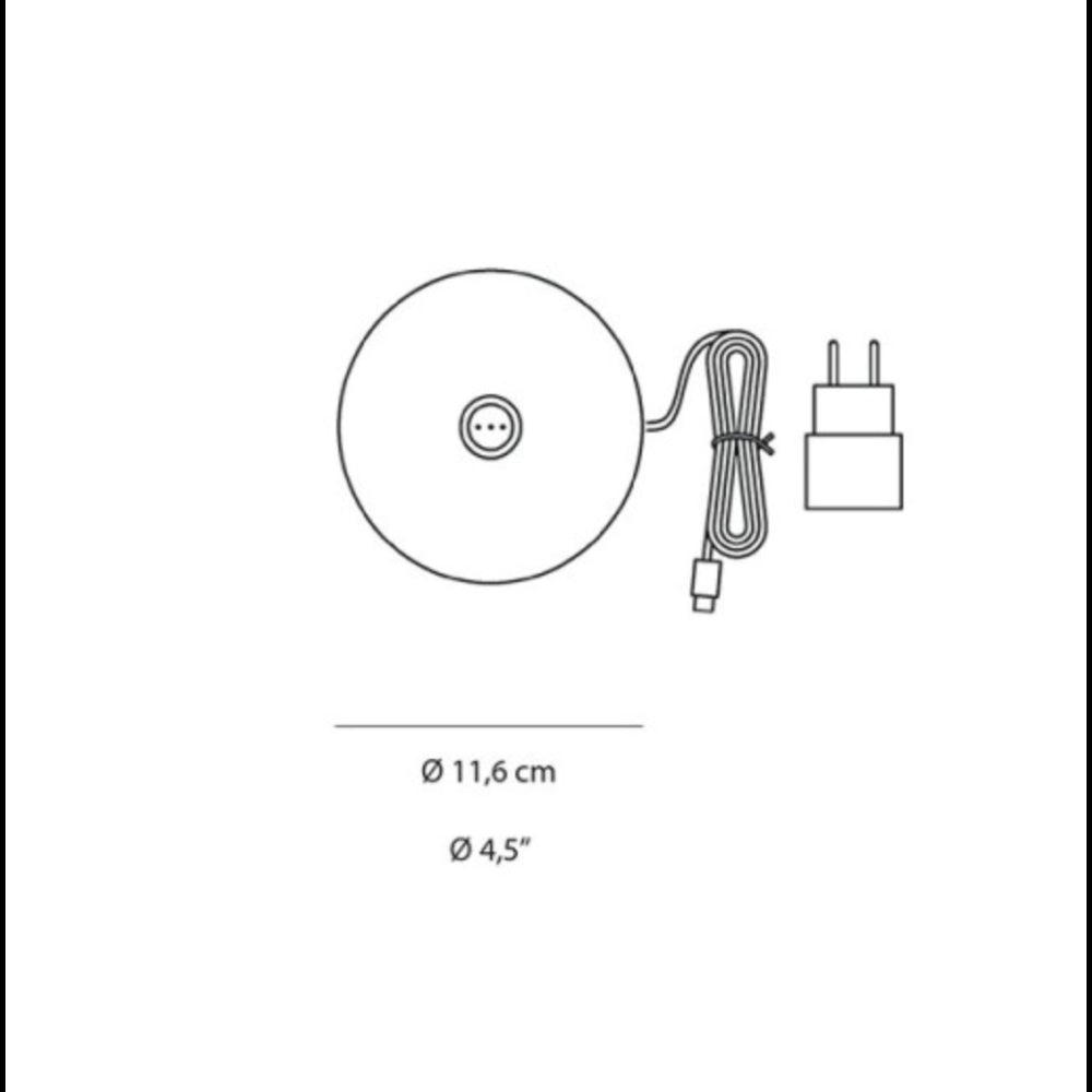 Base di ricarica a contatto magnetica per Olivia pro e Olivia pro mini