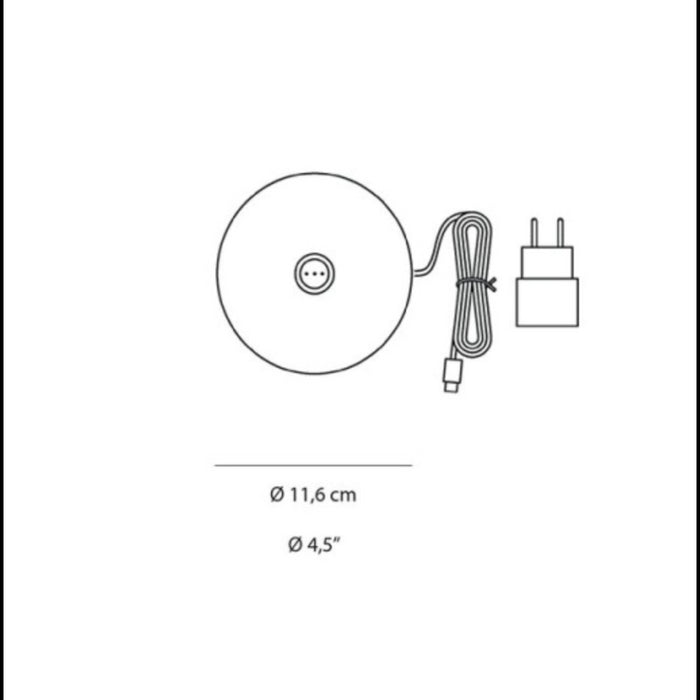 Base di ricarica a contatto magnetica per Olivia pro e Olivia pro mini