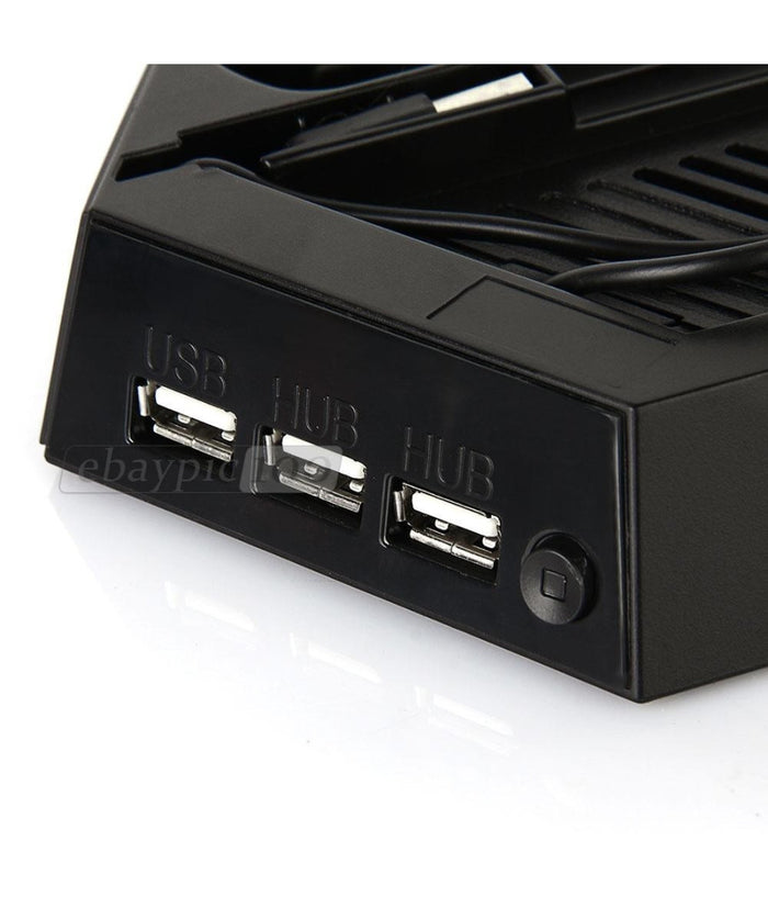 Base Di Ricarica Doppia Con Ventola Per Ps4 Console Controller Joypad Hub Usb         