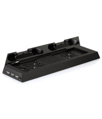 Base Di Ricarica Doppia Con Ventola Per Ps4 Console Controller Joypad Hub Usb         