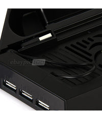 Base Di Ricarica Doppia Con Ventola Per Ps4 Console Controller Joypad Hub Usb         
