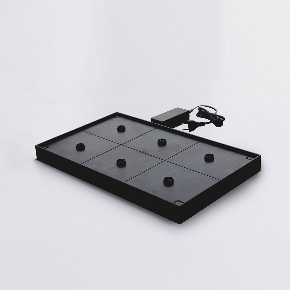 Base di ricarica multipla a contatto magnetica per Olivia e Ofelia max 6 lampade