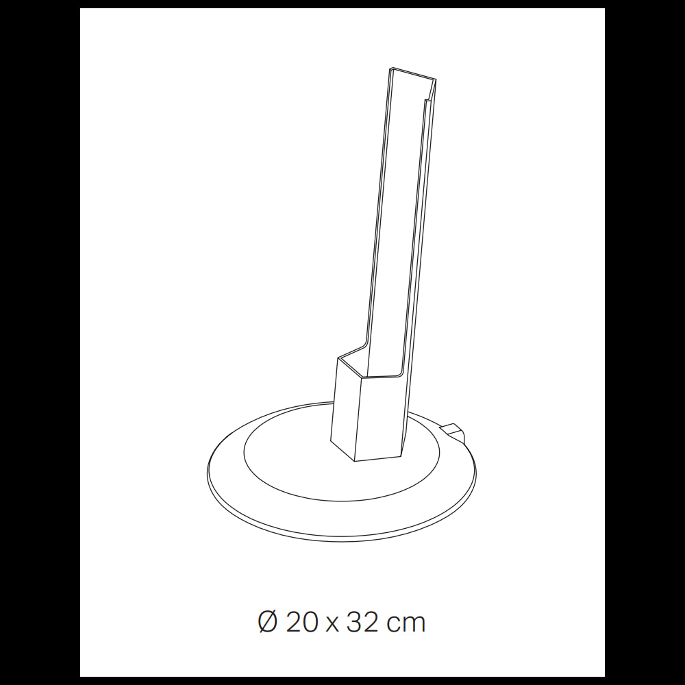 Pencil base di ricarica Zafferano - Accessorio per modulo luminoso portatile - Adatto a tutte le lampade Pencil Corten