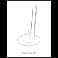 Pencil base di ricarica Zafferano - Accessorio per modulo luminoso portatile - Adatto a tutte le lampade Pencil Bianco