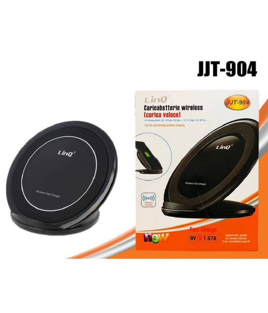 Base Di Ricarica Veloce Wireless Qi Induzione Smartphone Caricabatterie Jjt-904         