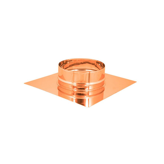 Base forata rame da 30x30cm a innesto m tondo variabile, diametro 180mm