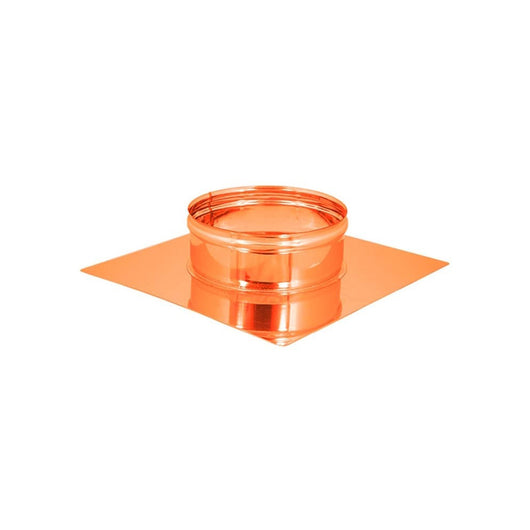 Base forata rame da 35x35cm a innesto f tondo variabile, diametro 300mm