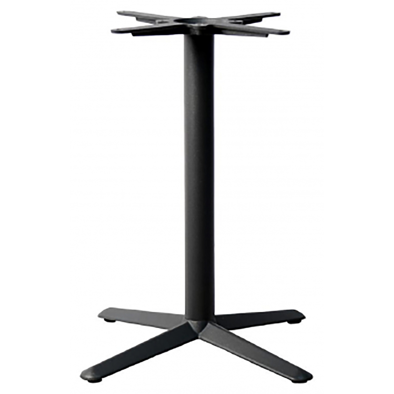 Base In Ghisa Ed Acciaio Antracite 4 Razze/Tubo Ø60 Moia