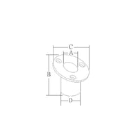 BASE INOX AD INCASSO