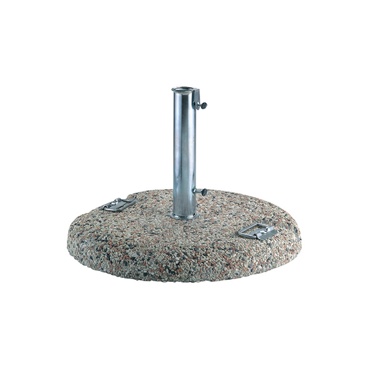 Base MOIA per ombrellone da 50 kg in graniglietto con maniglie