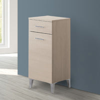 Base multiuso 35x34 cm larice con anta reversibile e cassetto Desya