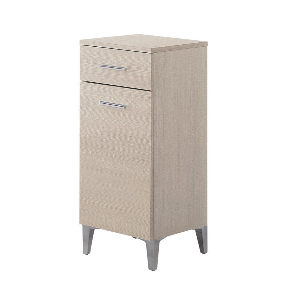 Base multiuso 35x34 cm larice con anta reversibile e cassetto Desya