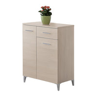 Base multiuso 60x34 cm larice con 2 ante e cassetto scorrevole Desya