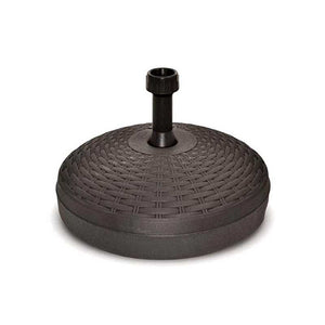 Base Ombrelloni Plastica Antracite Rattan Adriatic