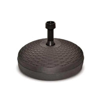 Base Ombrelloni Plastica Antracite Rattan Adriatic