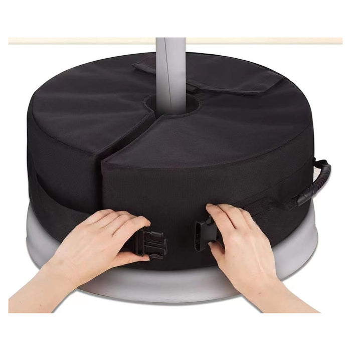 Trade Shop - Base Per Ombrellone Peso Regolabile Con Apertura Laterale Da Esterno Giardino Patio 020675 -        