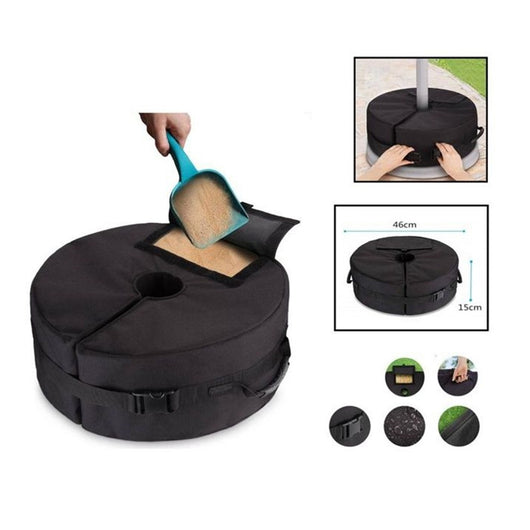 Trade Shop - Base Per Ombrellone Peso Regolabile Con Apertura Laterale Da Esterno Giardino Patio 020675 -        