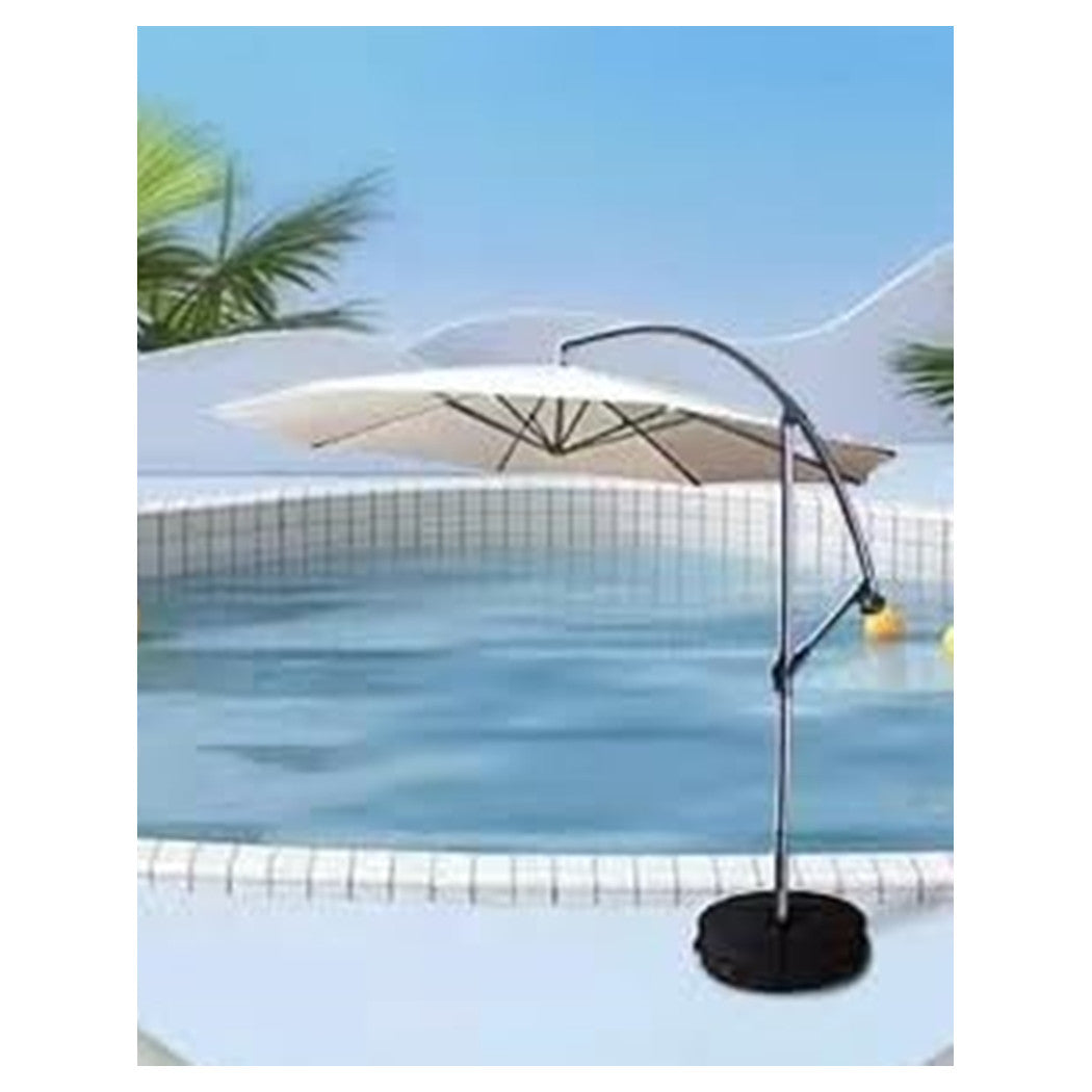 Trade Shop - Base Per Ombrellone Peso Regolabile Con Apertura Laterale Da Esterno Giardino Patio 020675 -        