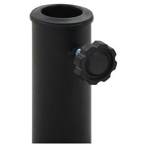 Trade Shop - Base Per Ombrellone Supporto Rotondo Per Patio Esterno Resistente ø46xh33cm Nero 016595 -        