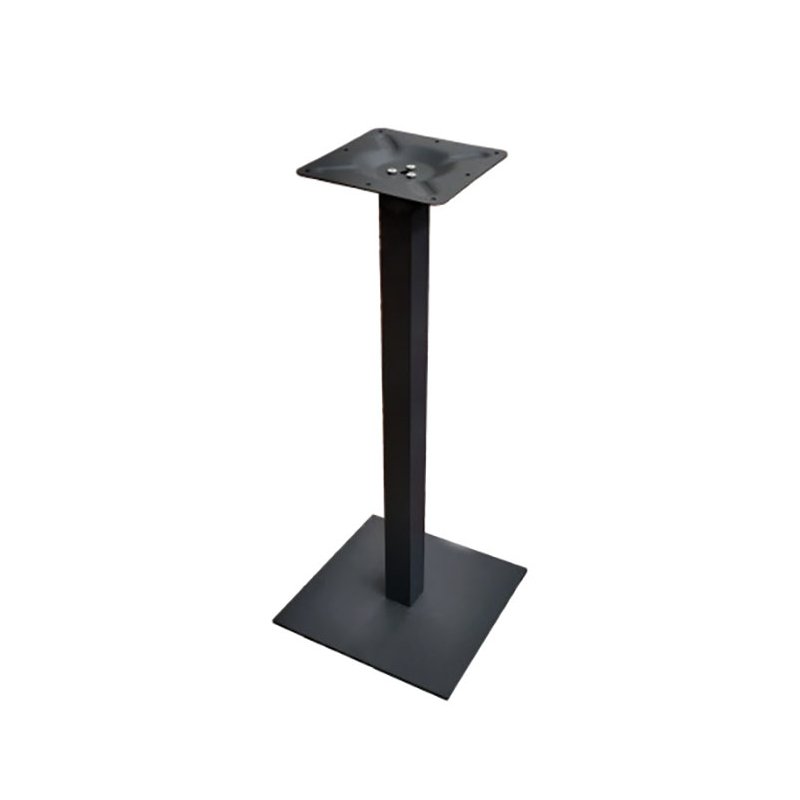 Base Per Tavoli Alta - Piede A Piastra - Antracite Moia